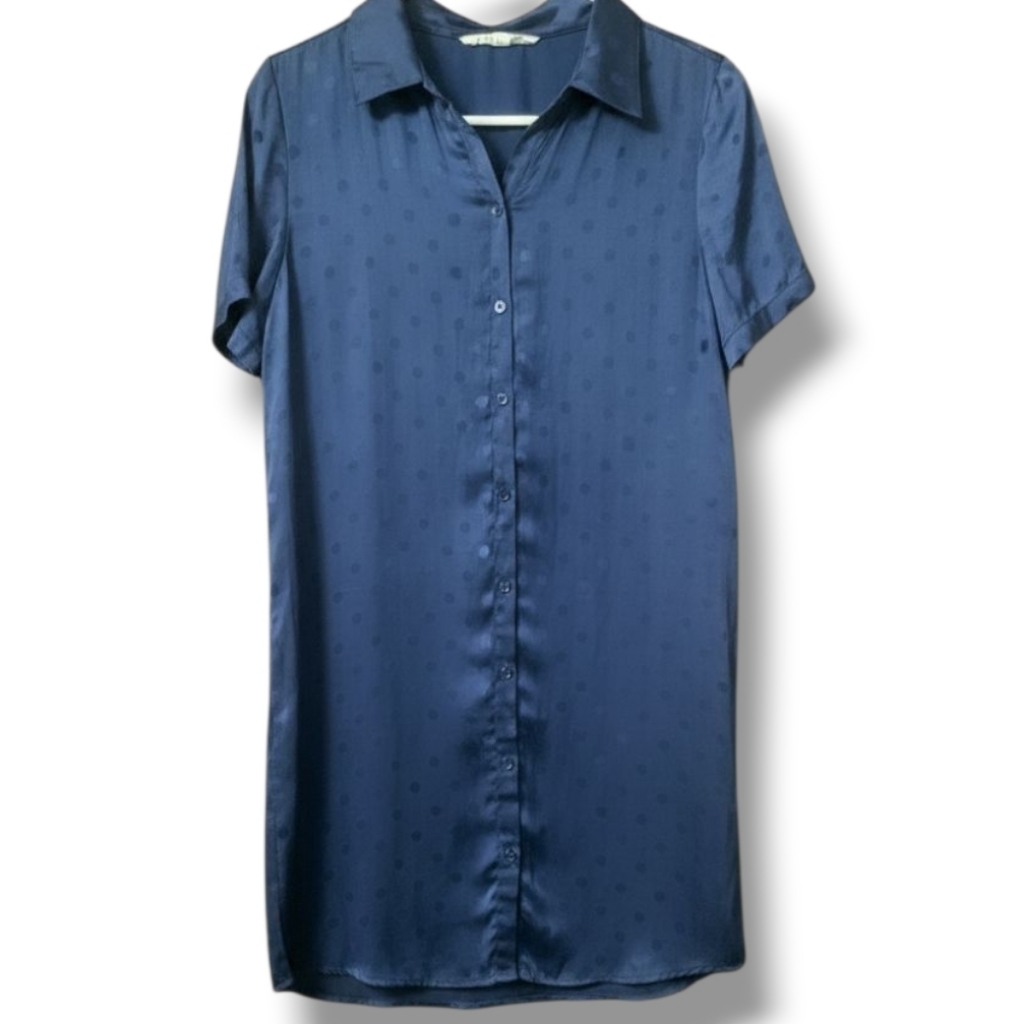 Bb Dakota Satin Polka Dot Shirtdress